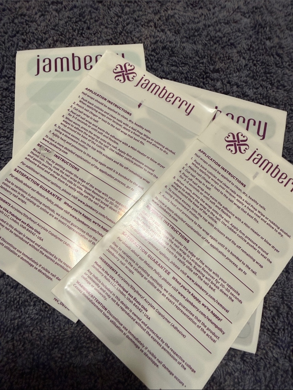 Brand New Jamberry Nail Wraps set of 4 - Picture 13 of 13